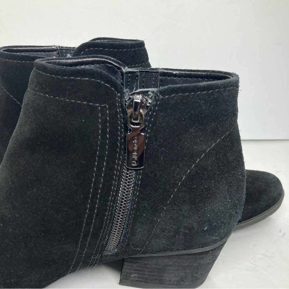 Blondo Boots Womens Villa Waterproof Black Suede Leather Bootie 7 M Black Boots - Picture 9 of 14